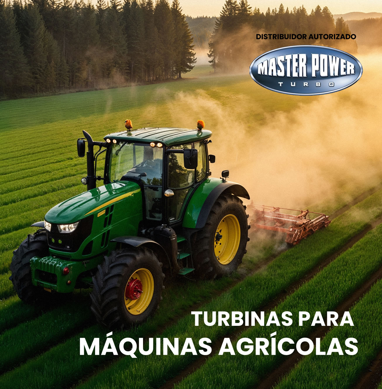 Trator agrícola diesel